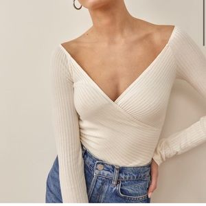 NWOT REFORMATION criss cross top